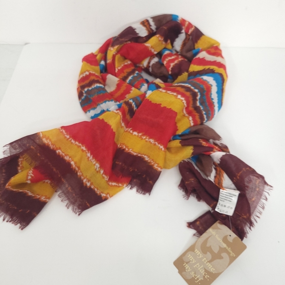 NWT Soft surroundings Fall color Fraas scarf - Picture 7 of 8